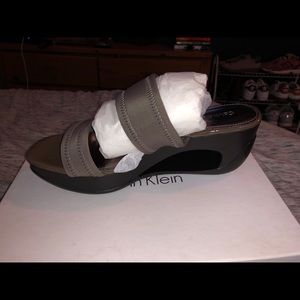 Brand New Heeled Calvin Klein Sandals